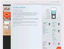 Tablet Screenshot of 11club-cocktails.nalrem.com